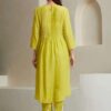 Women?s Traditional Cotton Kurta Palazzo Suit with Dupatta(XL) - Image 6
