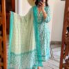Floral Essence ? Women's Embroidered Cotton Dress with Printed Detailing (L) - Image 2