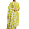 Women?s Traditional Cotton Kurta Palazzo Suit with Dupatta(XL)