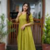 Traditional Charm with a Modern Twist ? Cotton Slub Kurta Set (L) - Image 4
